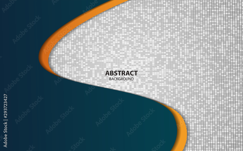 Poster abstract background with paper overlapping background.modern shape gradient color for use element co