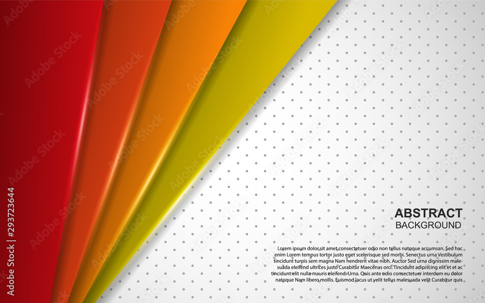 Poster abstract background with paper overlapping background.modern shape gradient color for use element co