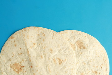 Mexican wheat flour tortillas to make tacos