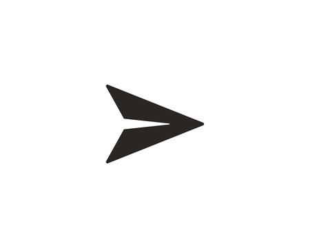 Send message icon symbol vector