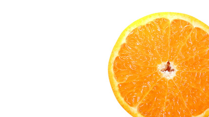 orange isolated on white background