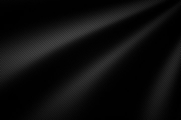 Obraz premium black wave carbon fiber. metal background and texture.