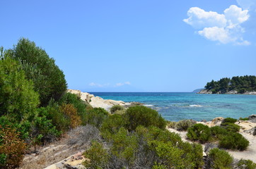 The beach and the sea