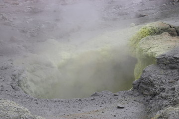 Fumaroles on Mutnovsky volcano, Kamchatka