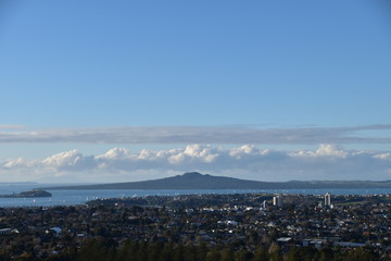 The view of Auckland in New Zealand