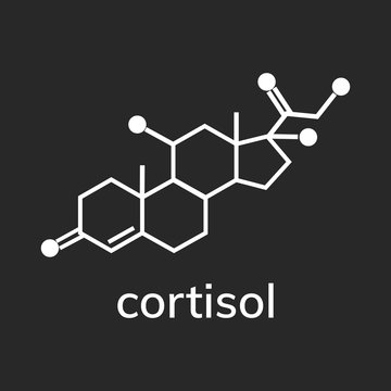 Stress hormone, cortisol chemical formula