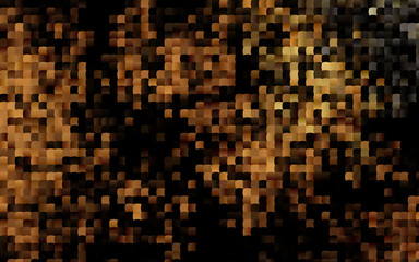 Dark Black vector template with crystals, rectangles. Glitter abstract illustration with rectangular shapes. Modern template for your landing page.