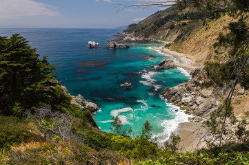 Fototapeta premium Beautiful Western USA coastline