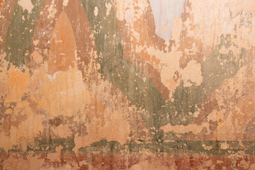 old multi-colored shabby wall