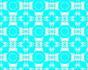 Colorful geometric decorative shape for textile 