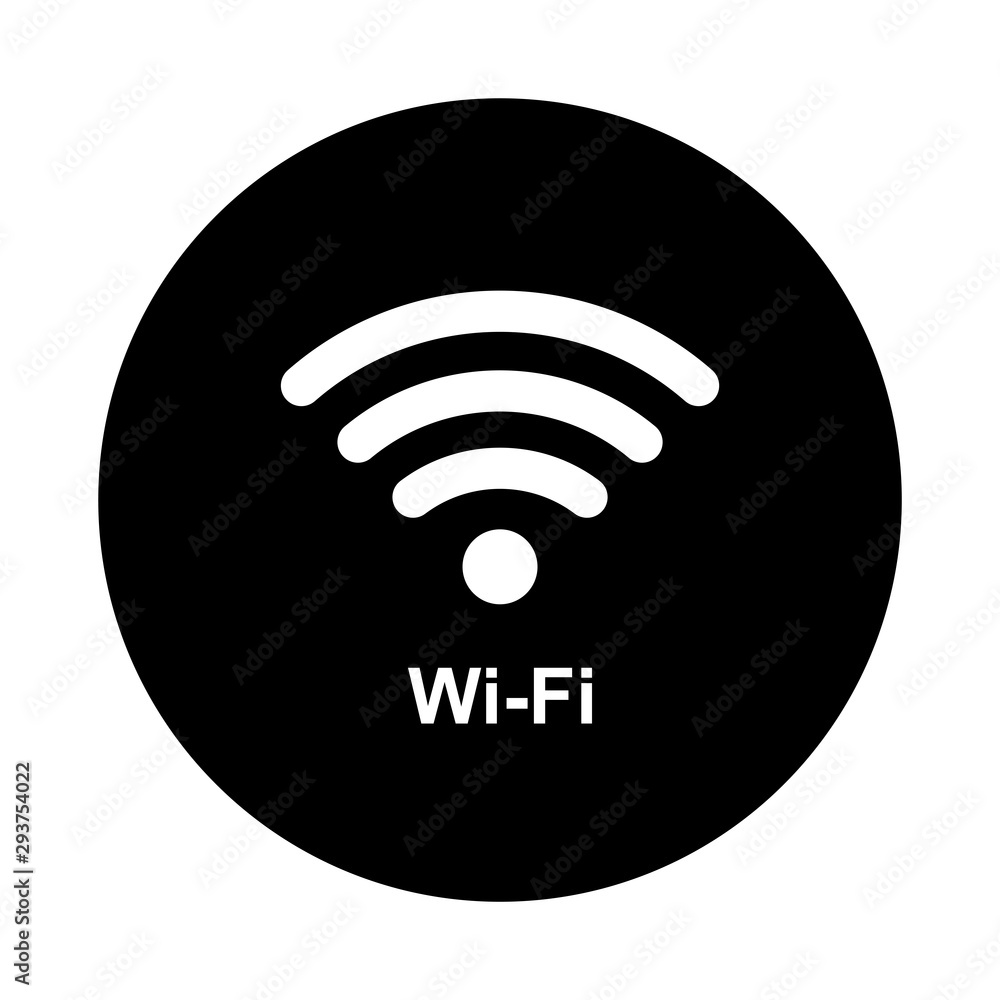 Poster wi-fi sign