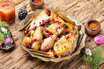 Baked turkey or chicken