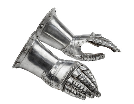 Knights gauntlets ancient armour medievil