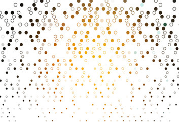 Light Orange vector backdrop with dots.