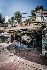 Abandoned and destroyed place