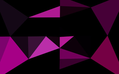 Light Purple vector polygonal template. Colorful abstract illustration with gradient. Brand new style for your business design.