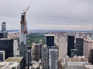 Naklejka premium Beautiful central park view from Rockfeller