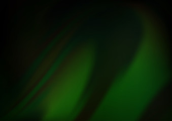 Dark Green vector template with bent ribbons. Shining crooked illustration in marble style. Pattern for your business design.