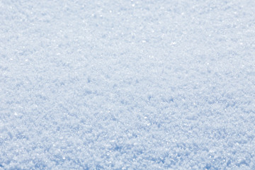 Beautiful snowy background. Winter snow. Christmas winter background with snow and blurred bokeh