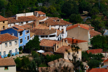 Obraz premium Aldea de Benizar, situado a mas de 800 sobre el nivel del mar , pertenece a Moratalla en región de Murcia (España)