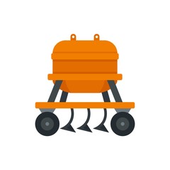 Agricultural equipment icon. Flat illustration of agricultural equipment vector icon for web design