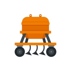 Agricultural equipment icon. Flat illustration of agricultural equipment vector icon for web design