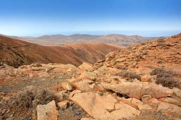 Fuerteventura mountain scenery