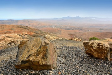 Fuerteventura mountain scenery