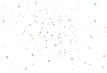 Light Orange vector cover with polygonal style.