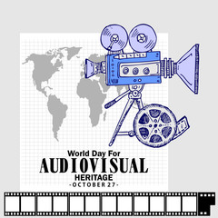 World Day For Audio Visual Heritage, Poster