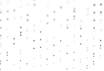 Light Silver, Gray vector cover with polygonal style.