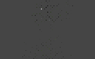 Light Black vector pattern with spheres. Blurred bubbles on abstract background with colorful gradient. Pattern for beautiful websites.