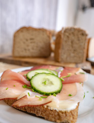 Brot Gebäck Frisch Belegt