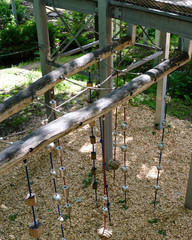 Park Spielplatz Gerüst