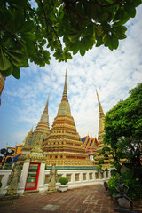 Fototapeta premium Wat Pho or Wat Phra Chetuphon in Bangkok Thailand