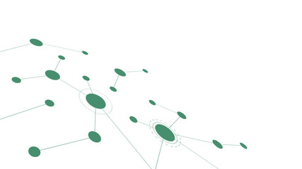 Abstract geometric Circuit connect lines and dots.Simple technology graphic background.Illustration Vector design Network technology and Connection concept.