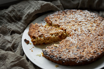 Cake, oatmeal pie