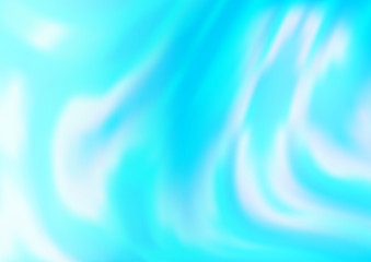 Light BLUE vector template with liquid shapes. A sample with blurred bubble shapes. Marble design for your web site.