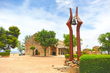 Hermitage of the Virgin of Alarcos, place of a famous battle of the Spanish Reconquest, Ciudad...