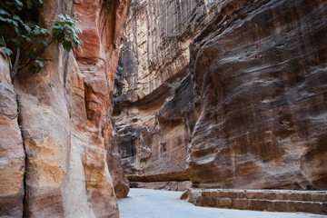 Petra city in Jordan