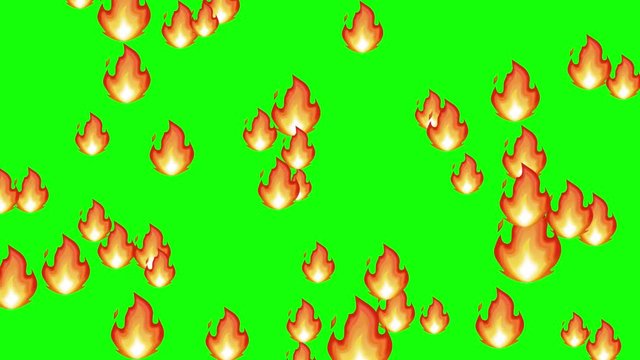 Spread fire icon of social media. Thumb liker animated png background
