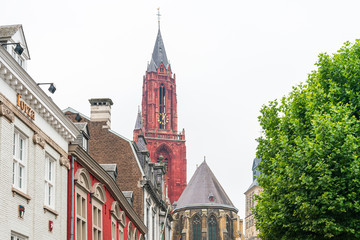 Fototapeta premium MAASTRICHT, THE NETHERLANDS - june 10, 2018:Traditional Cathedral building in Maastricht, Netherlands.