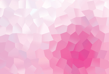 Light Pink, Blue vector template in hexagonal style.