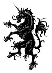 Heraldic unicorn © Refluo