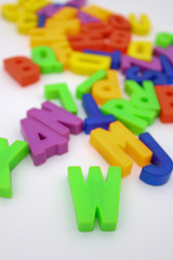 Fototapeta premium alphabet letters