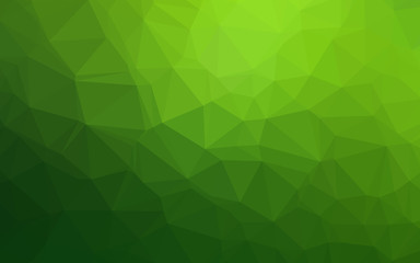 Fototapeta premium Light Green vector triangle mosaic texture. An elegant bright illustration with gradient. Brand new style for your business design.