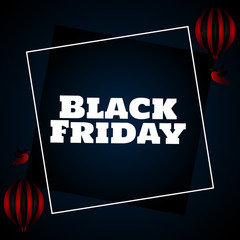 Poster or template design for Black friday celebration concept. Can be used as greeting card design.