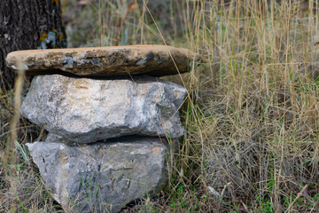 Obraz premium Rocas fotografiadas en las montañas de Benizar,Moratalla (España)