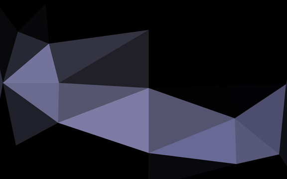 Dark Black vector blurry triangle texture. Glitter abstract illustration with an elegant design. Brand new style for your business design. © Dmitry