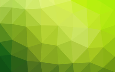 Fototapeta na wymiar Light Green vector polygonal template. Brand new colorful illustration in with gradient. Brand new style for your business design.